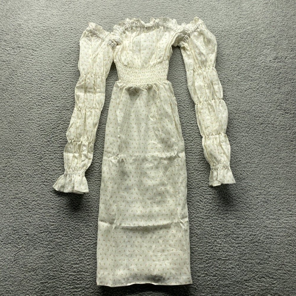 Sleeper Cream Midi Dress - Michelin